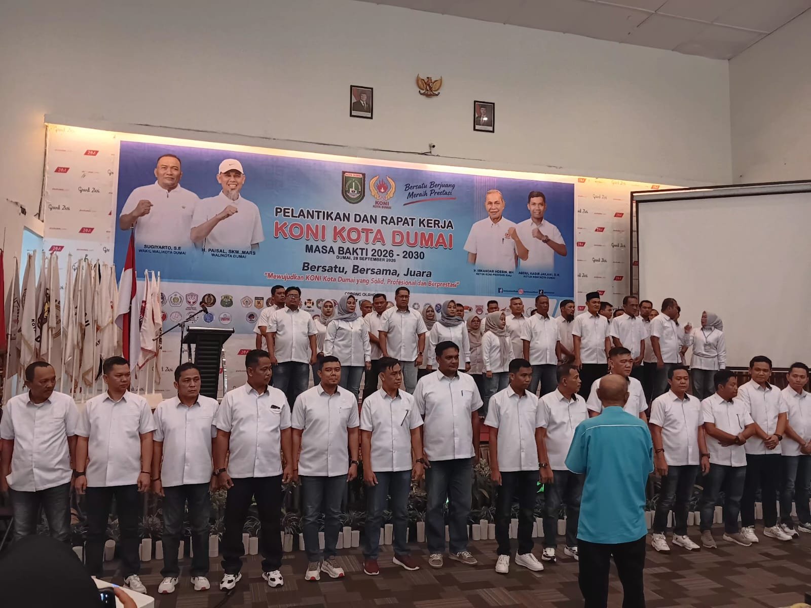 Pimpin KONI Dumai 2026–2030, AKJ Tekankan Kebersamaan dan Kekompakan