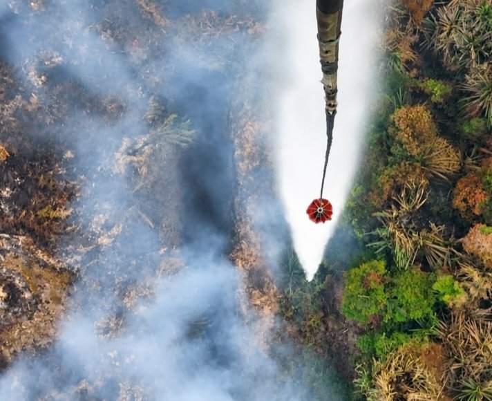 Satgas Udara Maksimalkan Water Bombing Hadapi Karhutla