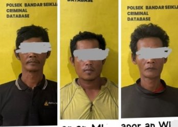 Kawanan Maling Sawit Terekam Kamera Drone di PT PMBN Bandar Seikijang