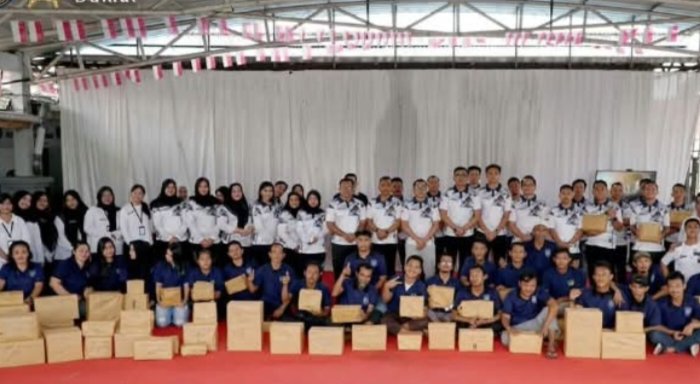 Rutan Dumai Bagikan Hadiah Lomba Hari Kemerdekaan kepada Warga Binaan dan Petugas