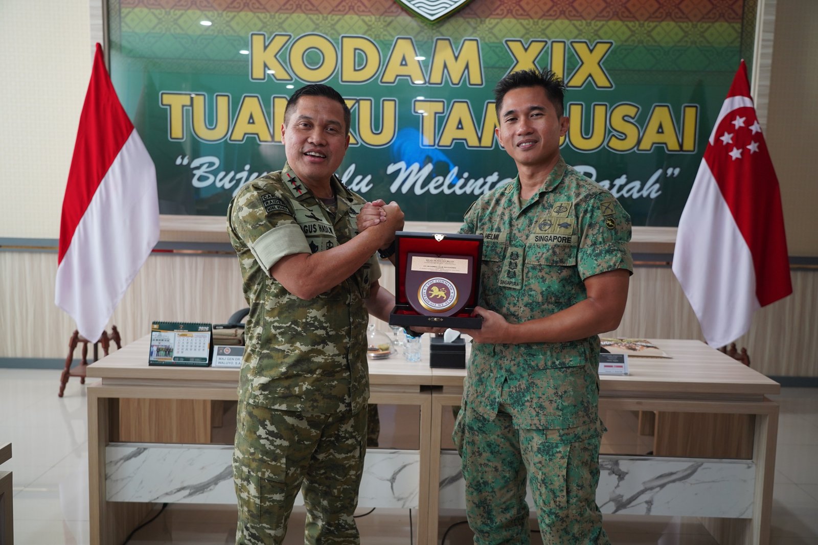 Dari Pekanbaru untuk Kawasan, Pangdam XIX/Tuanku Tambusai Dorong Kolaborasi TNI AD–Singapore Army