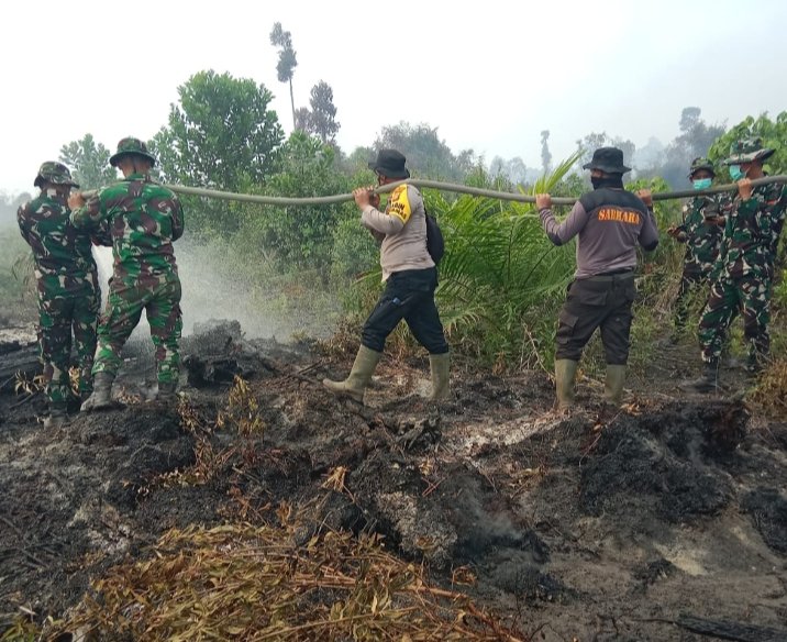 Kodam XIX/Tuanku Tambusai Perkuat Penanganan Karhutla di Bengkalis dan Kepulauan Meranti