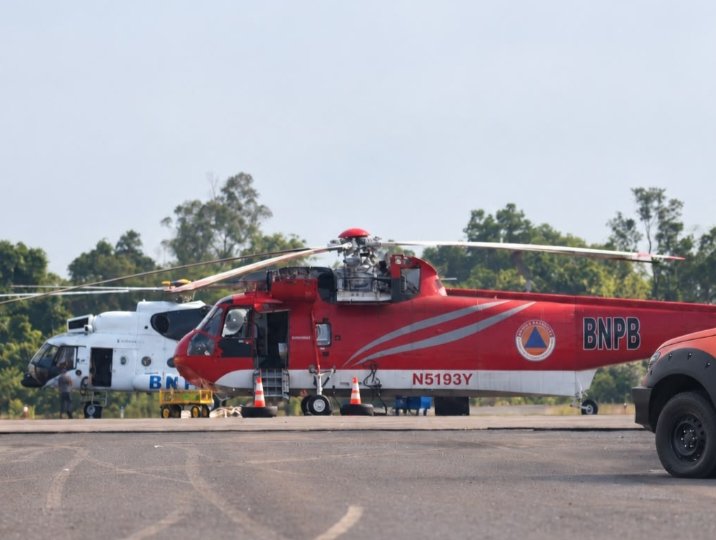 Satgas Udara Gerak Cepat, Tiga Fire Spot di Riau Langsung Ditangani