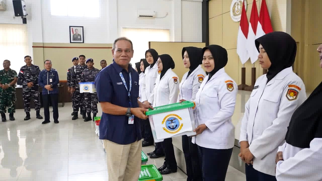 Jonatan Ginting Hadiri Bakti Sosial HUT TNI AL ke-81 di Lanal Dumai