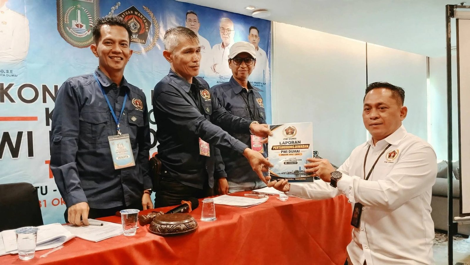 Konferkot ke-10 PWI Dumai Tetapkan Bambang Prayetno, Pelindo Sampaikan Apresiasi