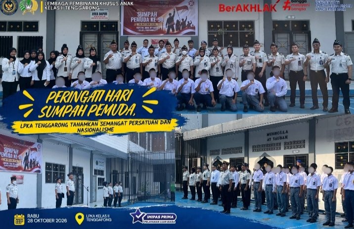 Peringati Hari Sumpah Pemuda, LPKA TENGGARONG Tanamkan Semangat persatuan dan Nasionalisme