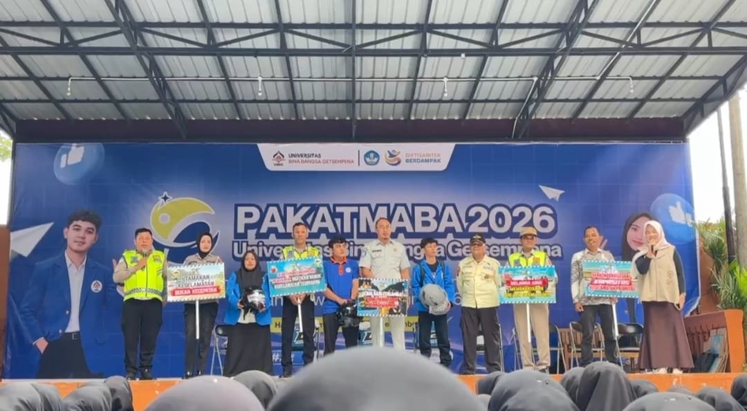 800 Mahasiswa UBBG dibekali Edukasi Keselamatan, Polantas Karib: Jangan Kampus Jadi awal Hilang Masa depan