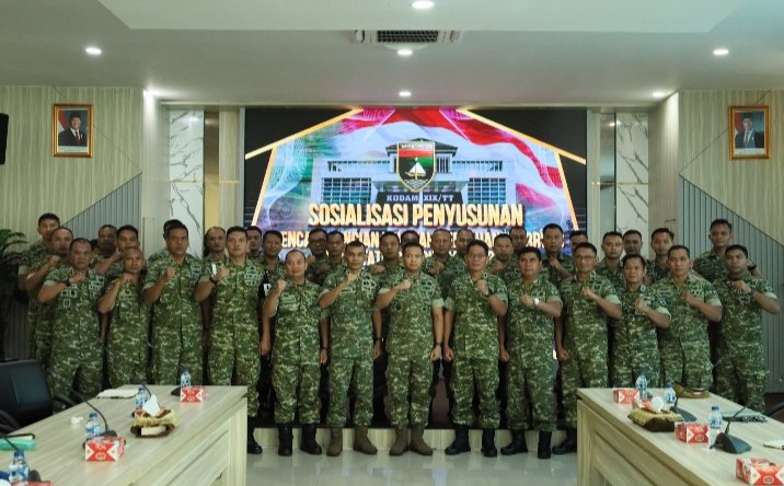 Perkuat Pertahanan Negara, Kodam XIX/Tuanku Tambusai Gelar Sosialisasi Penyusunan RRWP 2026