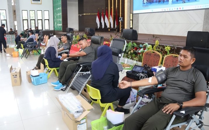 Kodam XIX/Tuanku Tambusai Gelar Bakti Sosial Kesehatan, TNI dan Masyarakat Bersatu dalam Aksi Kemanusiaan