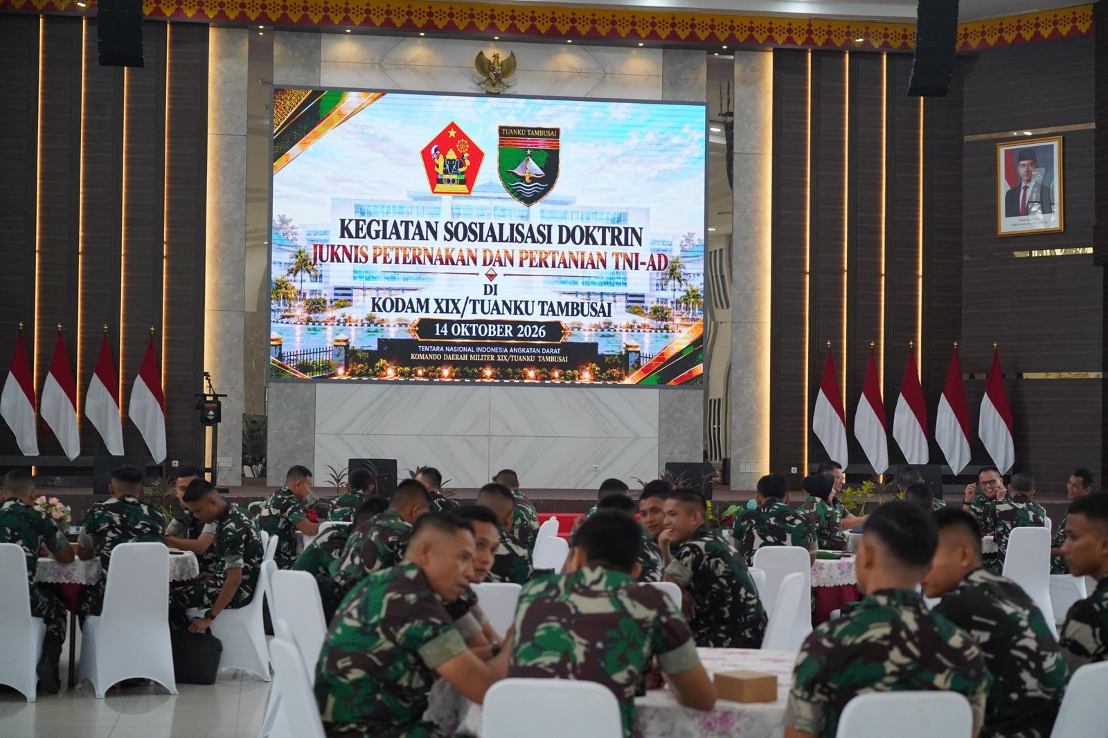 Kodam XIX/Tuanku Tambusai Tekankan Perencanaan dan Pengawasan Program Pertanian serta Peternakan Yonif TP