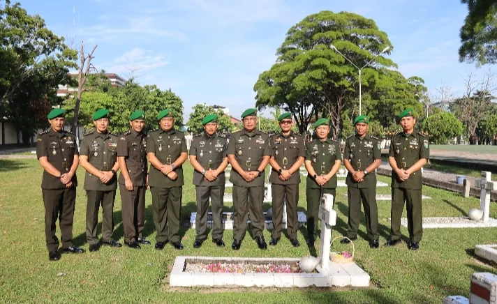 Ziarah HUT Ke-1 Kodam XIX Tuanku Tambusai, Penghormatan kepada Pahlawan Berlangsung Khidmat