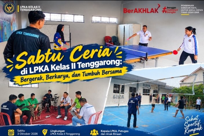Sabtu Ceria di LPKA Kelas II Tenggarong: Bergerak, Berkarya, dan Tumbuh Bersama