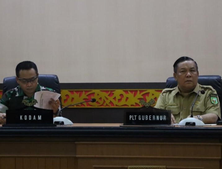 Aster Kasdam XIX/TT Hadiri Pembahasan Perlinsos, Pemprov Riau Dorong Penguatan Perlindungan Sosial