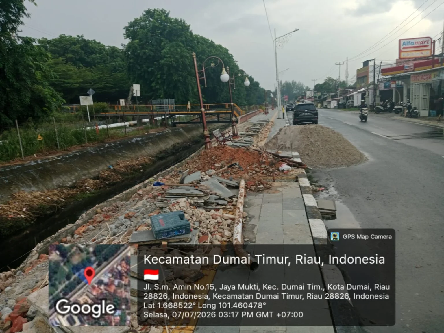 Dugaan Mark Up dan Volume Tak Sesuai, Proyek Pedestrian di Dumai Disorot