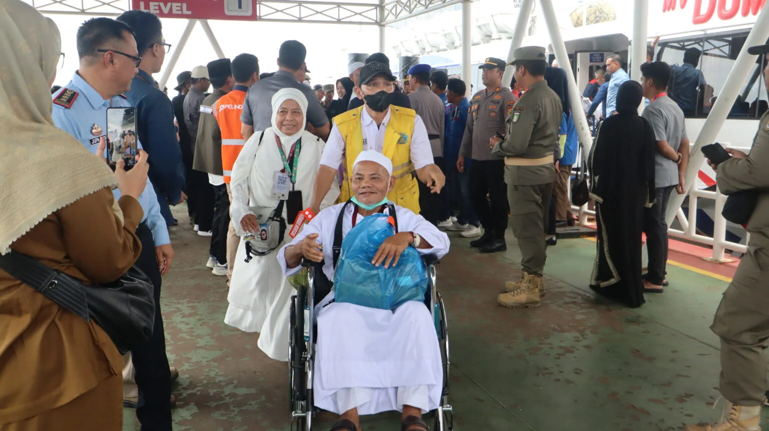 Pelabuhan Pelindo Dumai Jadi Titik Hangat Kepulangan 192 Jemaah Haji