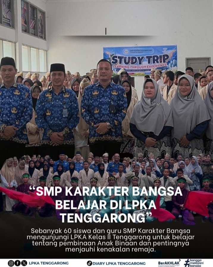 Belajar Langsung di LPKA Tenggarong, 60 Siswa SMP Karakter Bangsa Dapatkan Edukasi Pembinaan Anak Binaan