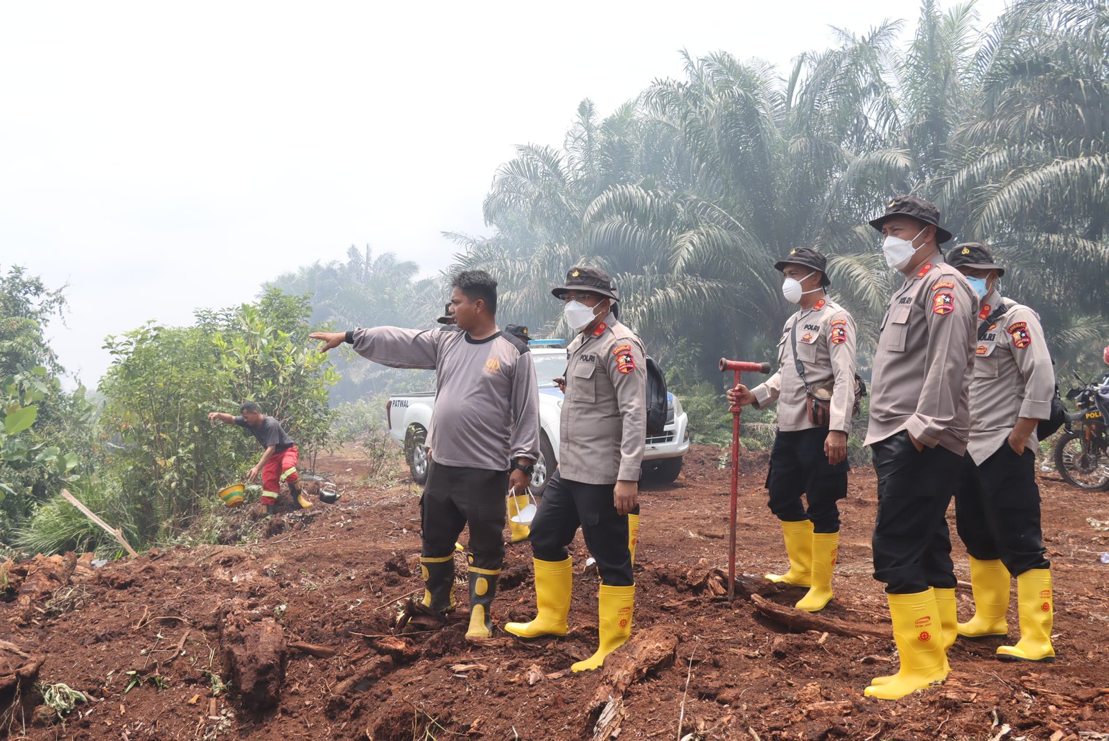 Dari Lahan Bekas Terbakar, Sespimmen Polri Dorong Penguatan Pencegahan Karhutla di Dumai