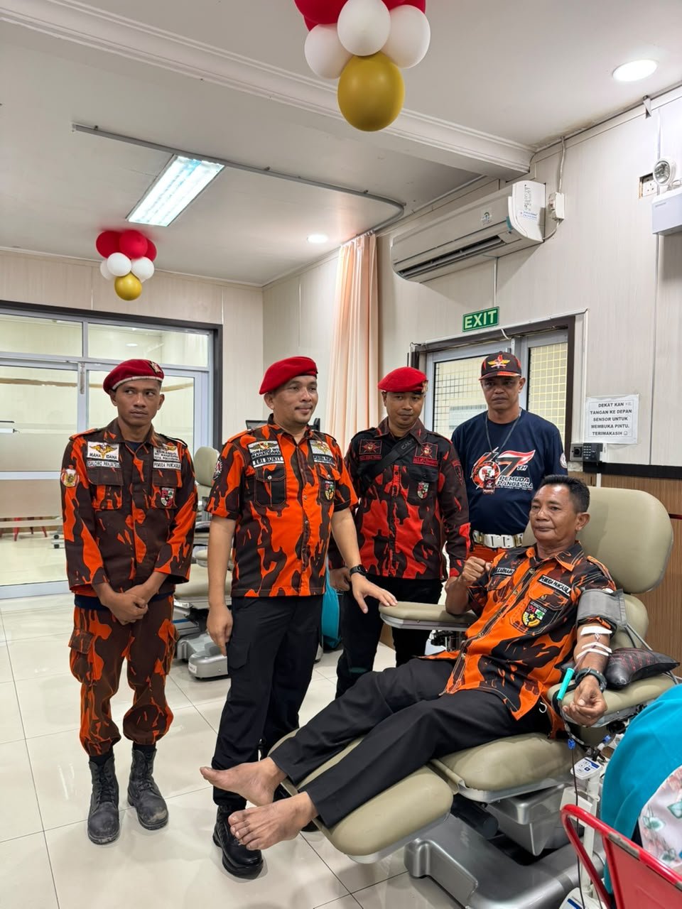 MPC PEMUDA PANCASILA Pekanbaru Gelar Donor Darah HUT KE-67