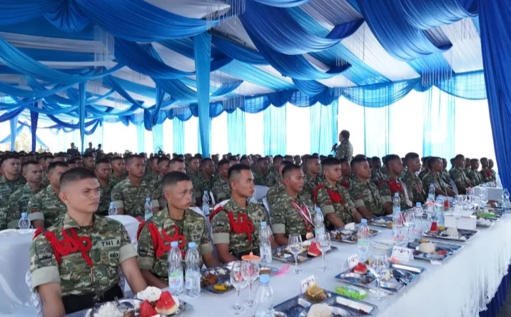 Menhan RI Beri Arahan Prajurit Yonif TP 952/Imam Bulqin, Kodam XIX Tuanku Tambusai Percepat Penguatan Satuan
