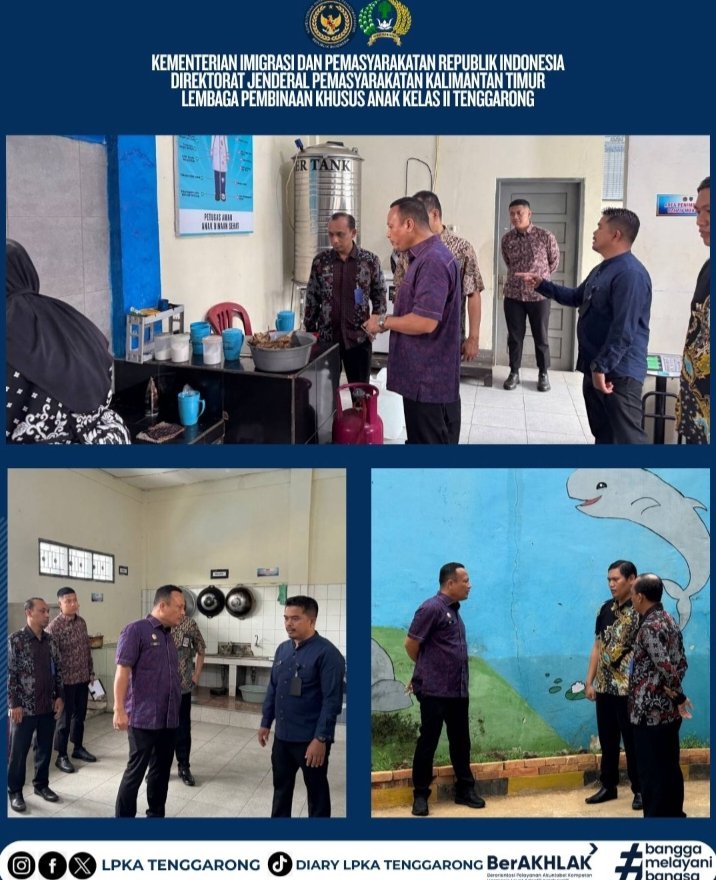 LPKA Kelas II Tenggarong Laksanakan Kontrol Wisma Hunian dan Peninjauan Fasilitas