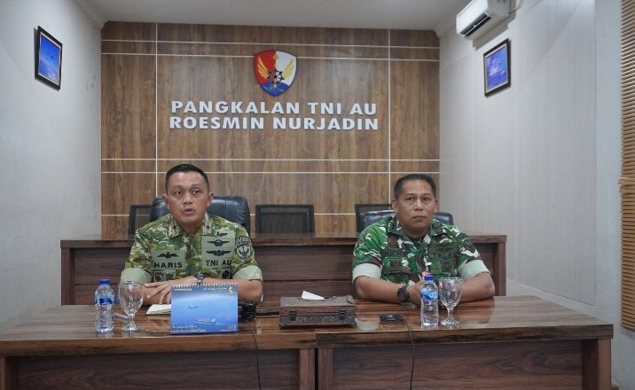 Danlanud RSN Ikuti Brifing Penanganan Karhutla Sumatra dan Kalimantan
