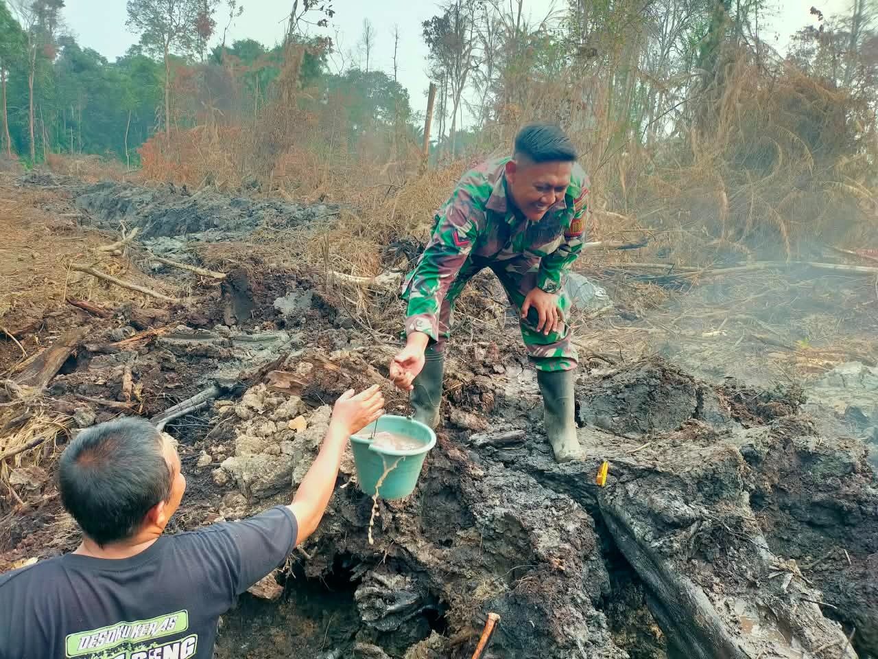 Tim Gabungan Bergerak Cepat, Karhutla Seluas 5 Hektare di Lingga Timur Berhasil Dipadamkan