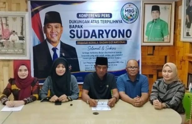 H.T.Rusli Ahmad dan jajaran Paguyuban MBG Riau apresiasi Sudaryono Kepala Badan Gizi Nasional