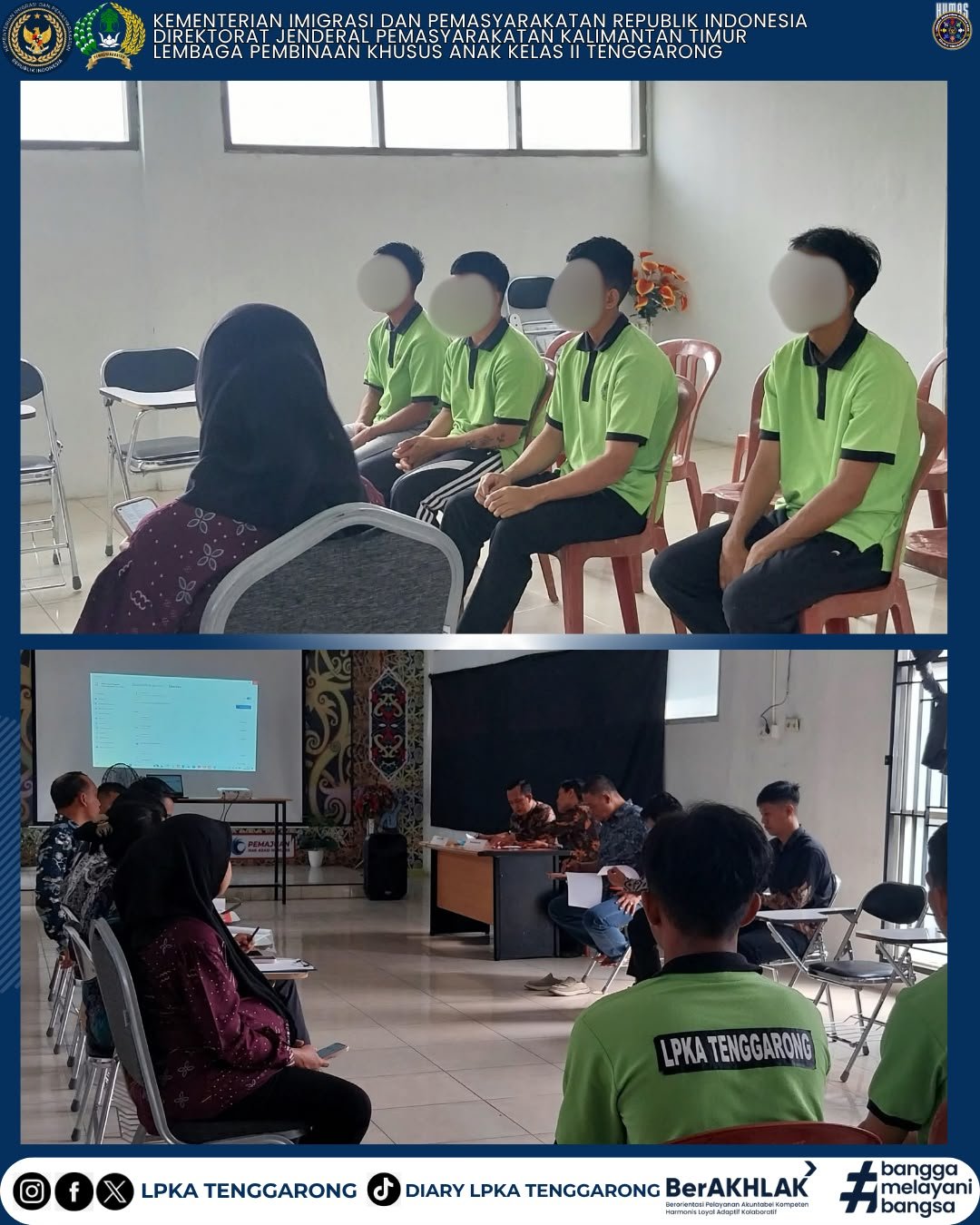 Sidang TPP LPKA Tenggarong Bahas Pengusulan Integrasi dan Penguatan Pembinaan