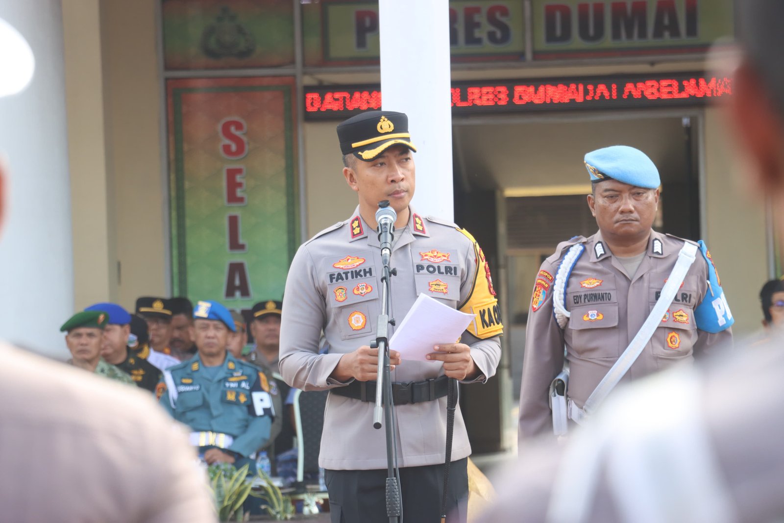 Kapolres Dumai Pimpin Operasi Patuh Lancang Kuning 2026, Profesionalisme Petugas dan Disiplin Pengendara Diuji