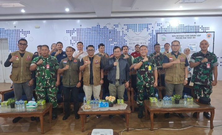 Satgas Udara Lanud Roesmin Nurjadin Bersinergi Wujudkan Riau Bebas Asap