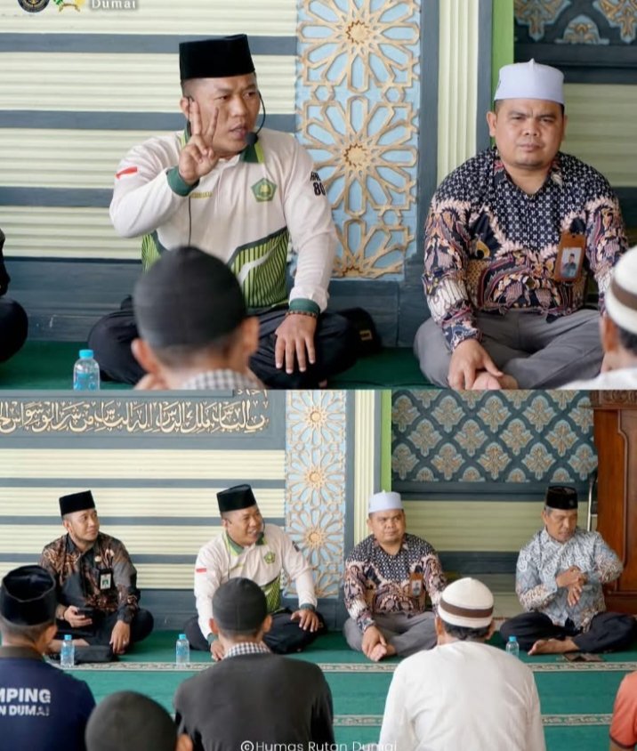 Rutan Dumai Bersama Kemenag Gelar Pengajian Rutin Warga Binaan
