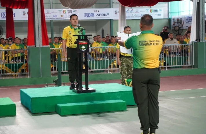 Dari Berbagai Provinsi, Ratusan Petenis Ramaikan Piala Pangdam XIX/TT