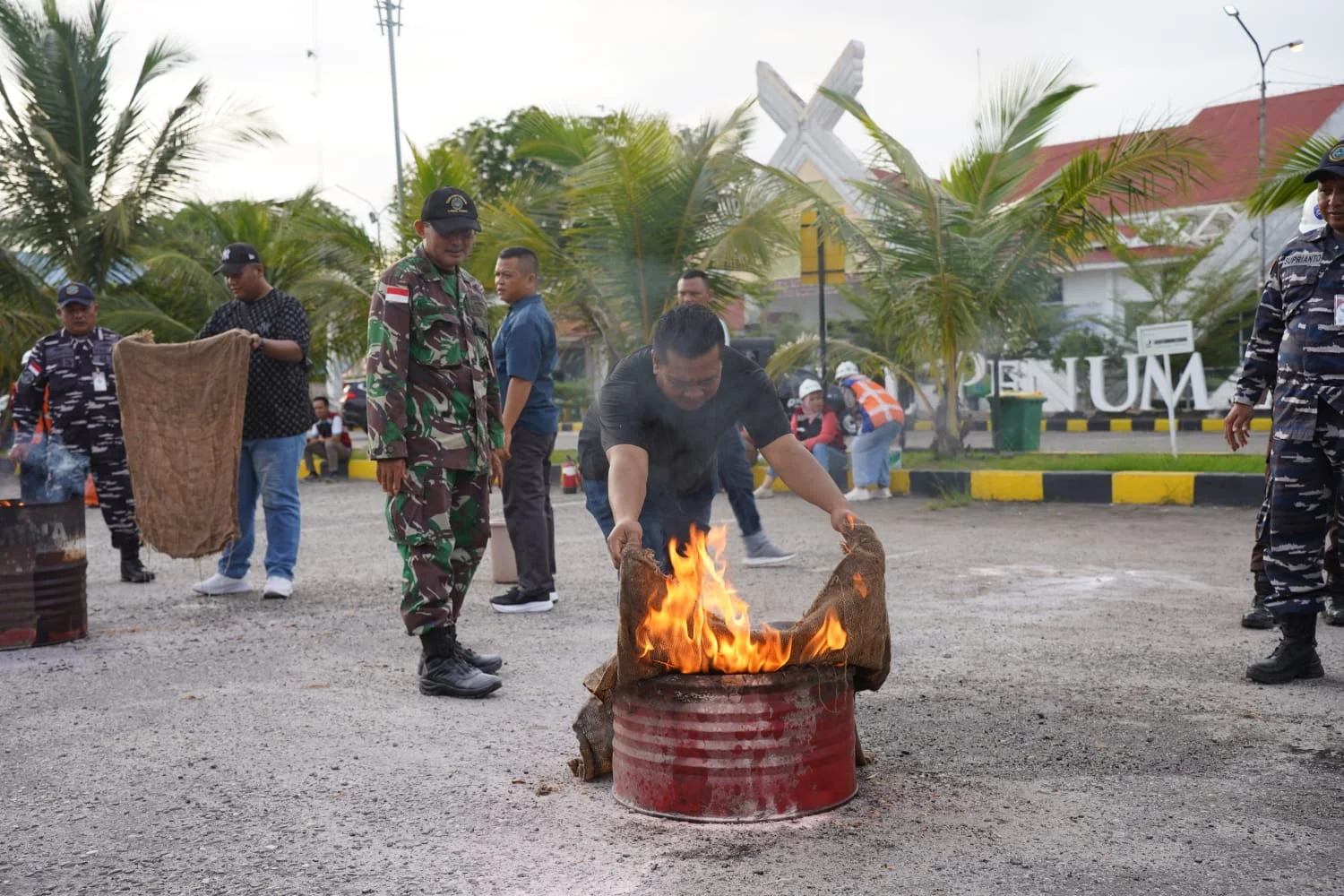 Uji Prosedur Darurat, Pelindo Dumai Gelar Simulasi Kebakaran Terpadu